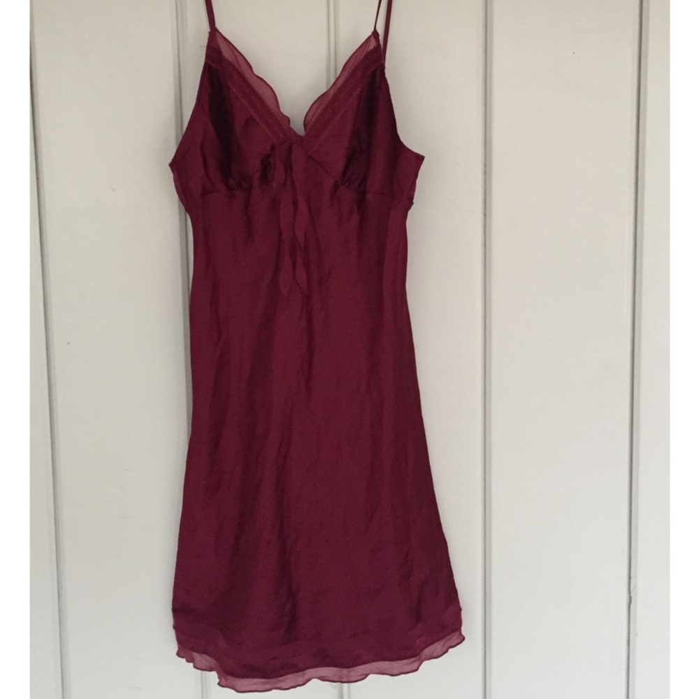 Beautiful Burgundy Victoria's Secret Nightgown